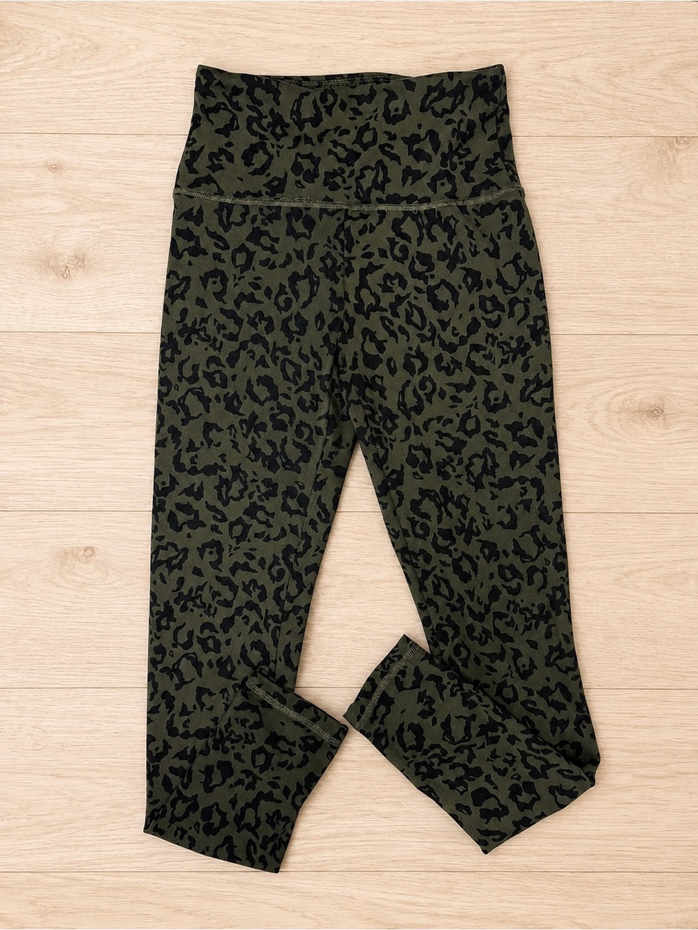 Balance Collection Olive and Black Leopard Leggings SMALL